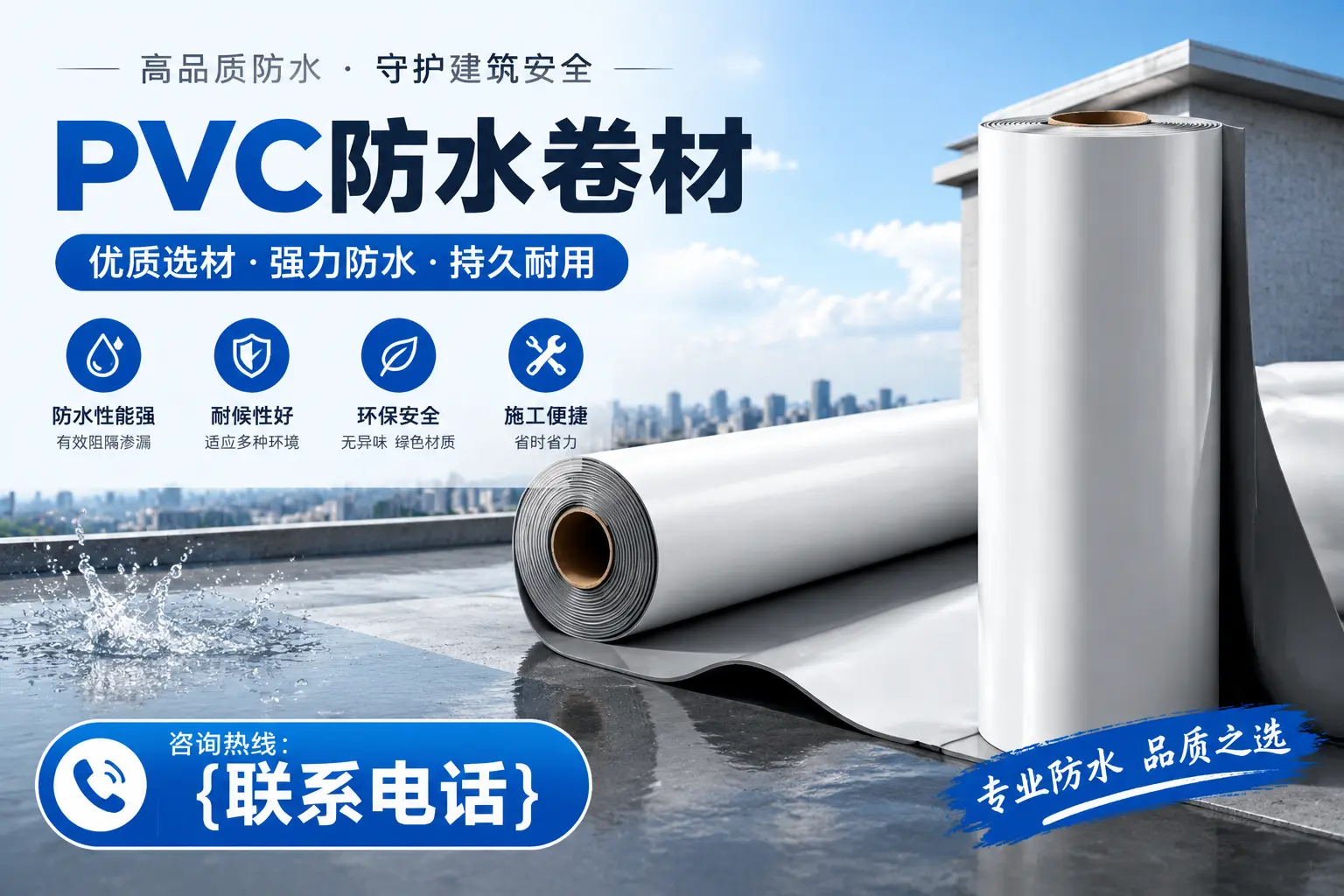 PVC防水卷材的选购技巧与注意事项，助您在桂林找到合适产品